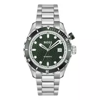 BOSS Vyrų Laikrodis 1514178 42mm Nerūdijančio Plieno Mėlynas Ciferblatas Chronografas