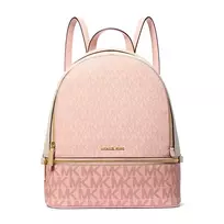 Michael Kors Grab Backpack 35S5GRAB6VCRN Vanilla/Acorn Coated Canvas