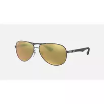 Ray-Ban RB8313 Chromance Aviator akiniai Gunmetal Green Mirror Polarizuoti 61mm