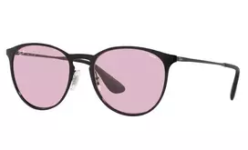 Ray-Ban Erika Metal Akiniai RB3539 002/Q3 52mm Juodi Mėlynas Gradientas