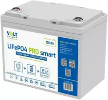 LiFePO4 akumuliatorius Volt Polska PRO SMART 12.8V 100 Ah (150A) BMS BLUETOOTH + ŠILDYMO PLOKŠTĖ