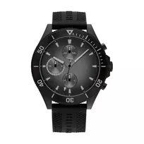 Tommy Hilfiger Vyriškas Laikrodis 1791921 Nerūdijančio Plieno Kvarcinis 46 mm Mėlynu Ciferblatu