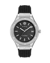 Philipp Plein vyriškas automatinis skeletinis laikrodis PWUFA0125 44mm juodas silikonas