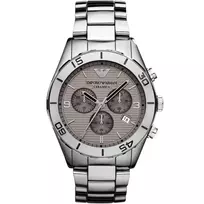 ARMANI AR1462 Vyriškas Keraminis Laikrodis 43mm Juodas Ciferblatas Chronografas