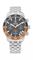 Tommy Hilfiger vyriškas Damon kvarcinis laikrodis 1792186 41mm nerūdijantis plienas mėlynas ciferblatas