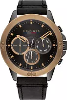 Tommy Hilfiger Vyriškas Laikrodis 1791893 46mm Nerūdijantis Plienas Mėlynas Ciferblatas
