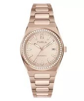 FURLA Arco Chain Moteriškas Laikrodis WW00012002L3 38mm Sidabrinis Nerūdijantis Plienas