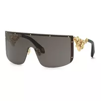 Roberto Cavalli Moteriški Akiniai Nuo Saulės SRC015M990300 Oversized Pilno Rėmelio Plastikas