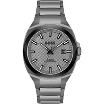 BOSS Skymaster vyriškas kvarcinis laikrodis 1514137 41mm mėlynas ciferblatas nerūdijančio plieno tinklelis