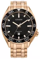 CITIZEN Eco-Drive Vyrų Laikrodis AW1773-55E 42mm Nerūdijantis Plienas Juodas Ciferblatas