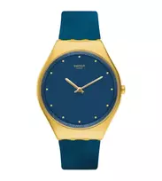 Swatch SYXG108 Skin Irony Unisex Watch 38mm Brown Leather