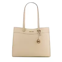 Michael Kors Jet Set Travel Tote Bag 35F4GTVT9LLTC - Saffiano Leather, Large, Gold-Tone Hardware