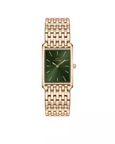 DANIEL WELLINGTON Petite Lumine Moteriškas Laikrodis 32mm Rožinis Auksas Nerūdijančio Plieno Tinklelis DW00100704
