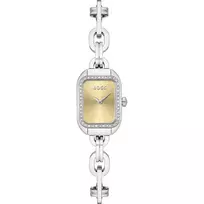HUGO BOSS Purity Moteriškas Laikrodis 1502656 28mm Sidabrinis Nerūdijančio Plieno Tinklelis