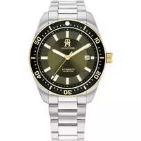Tommy Hilfiger Vyriškas Laikrodis Decker 1792155 40mm Mėlynas Ciferblatas Nerūdijantis Plienas