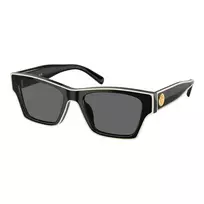 Tory Burch TY7207U200487 Moteriški katės akies akiniai nuo saulės - permatomas rudas rėmelis, rudi gradientiniai stiklai, 53mm