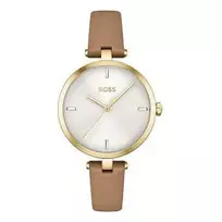 BOSS Moteriškas Laikrodis 1502652 32mm Sidabrinis Nerūdijantis Plienas Kvarcinis