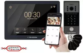 REVIZOOM RM-T203HD BLACK/RC-212HD-CK1 Vytas durų telefono sistema su 7 colių monitoriumi ir 1080p kamera