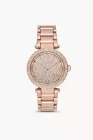 Michael Kors MK6511 Moteriškas Rožinio Aukso Spalvos Nerūdijančio Plieno Laikrodis 38mm