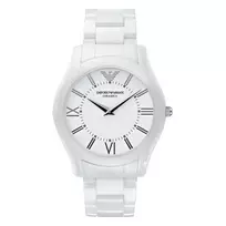ARMANI AR1442 Vyriškas Keraminis Laikrodis 42mm Juodas Ciferblatas Chronografas