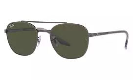 Ray-Ban RB3688 Akiniai Nuometiniai Gunmetal Green G-15 57mm