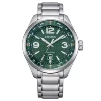 CITIZEN Eco-Drive Vyriškas Laikrodis AW1830-88X 42.6mm Nerūdijantis Plienas Žalias Ciferblatas