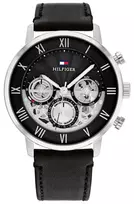 Tommy Hilfiger Vyriškas Damon Laikrodis, Kvarcinis, Nerūdijančio Plieno, 40 mm, Mėlynas Ciferblatas 1710565