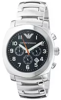 ARMANI AR5815 Vyriškas Kvarcinis Chronografo Laikrodis 44mm Nerūdijančio Plieno Rožinio Aukso Spalvos