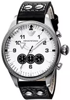 ARMANI AR5836 Vyriškas Chronografo Laikrodis 44mm Nerūdijantis Plienas Ruda/Rožinis Auksas