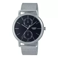 CASIO MTP-B310M-1AVEF Unisex Analog Quartz Watch, Stainless Steel Mesh Band, 50m Water Resistant