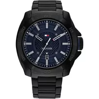 Tommy Hilfiger vyriškas kvarcinis analoginis laikrodis 1792139 49mm mėlynas silikonas