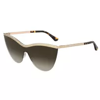 JIMMY CHOO Moteriški Kristens katinų akies formos akiniai nuo saulės Havana Brown Gradient 56mm
