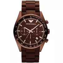 Emporio Armani AR5982 Vyriškas Chronografo Nerūdijančio Plieno Laikrodis 43mm
