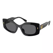 Tory Burch moteriški drugelio katės akies akiniai nuo saulės TY7202U170973 tamsiai havana rudi gradientiniai 50mm