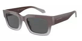 GIORGIO ARMANI Moteriški katinėlio formos akiniai nuo saulės AR8184U5980B1 Havana Acetate Brown Gradient 52mm