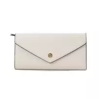 Michael Kors Jet Set Travel Saffiano Leather Wristlet Wallet, Luggage, Gold-Tone