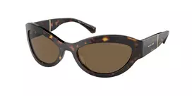 Michael Kors Moteriški Akiniai nuo Saulės MK2198-300673 Tamsaus Vėžlio Kiauto Spalvos Acetato Rėmelis, Rudi Gradientiniai Stiklai 59mm