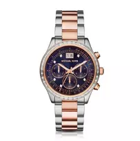 Michael Kors Darci Moteriškas Laikrodis Rožinio Aukso Spalvos Nerūdijančio Plieno Apyrankė MK6205
