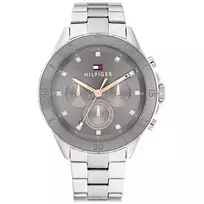 Tommy Hilfiger Damon Vyriškas Kvarcinis Analoginis Laikrodis 40mm Nerūdijančio Plieno Mėlynu Ciferblatu