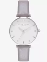 Olivia Burton moteriškas laikrodis OB16AM144 30mm sidabrinis nerūdijančio plieno tinklelis