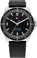 Tommy Hilfiger Vyriškas Laikrodis 1791904 44mm Nerūdijantis Plienas Mėlynas Ciferblatas