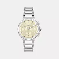 BOSS Moteriškas Laikrodis 1502676 Kvarcinis 37mm Nerūdijantis Plienas Sidabras/Rožinis Auksas