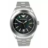 ARMANI AR0708 Moteriškas Kvarco Analoginis Laikrodis 39mm Nerūdijantis Plienas Sidabrinis