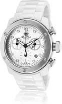 Glam Rock GR50100 Moteriškas analoginis kvarcinis laikrodis 42 mm juodu ciferblatu ir odiniu dirželiu