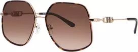Michael Kors Moteriški Akiniai Nuo Saulės MK1127J101413 Šviesiai Auksiniai Pilot Aviator 59mm