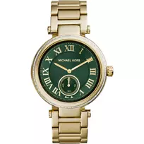 Michael Kors MK6065 Moteriškas Rožinio Aukso Spalvos Nerūdijančio Plieno Chronografinis Laikrodis 40mm