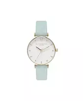 Olivia Burton Moteriškas Laikrodis OB16AM143 30mm Rožinis Auksas Nerūdijantis Plienas Tinklelis