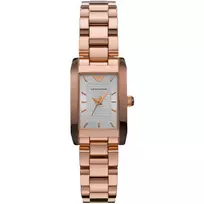 ARMANI AR0361 Moteriškas analoginis kvarcinis laikrodis 32 mm nerūdijantis plienas sidabrinis