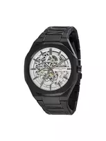 Pierre Cardin Vyrų Kvarcinis Analoginis Laikrodis CF.1002.MB 42mm Juodas Nerūdijantis Plienas Milano Tinklelis