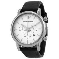 ARMANI AR1807 Vyrų Chronografinis Laikrodis 46mm Nerūdijantis Plienas